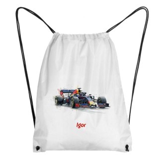 Worek bolid F1 z dowolnym imieniem