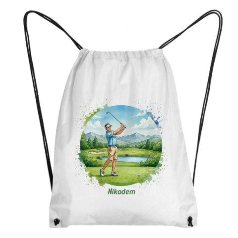 Worek dla mężczyzny grającego w golfa z dowolnym imieniem