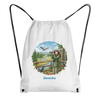 Worek dla miłośniczki ptaków - dla ornitolożki z dowolnym imieniem