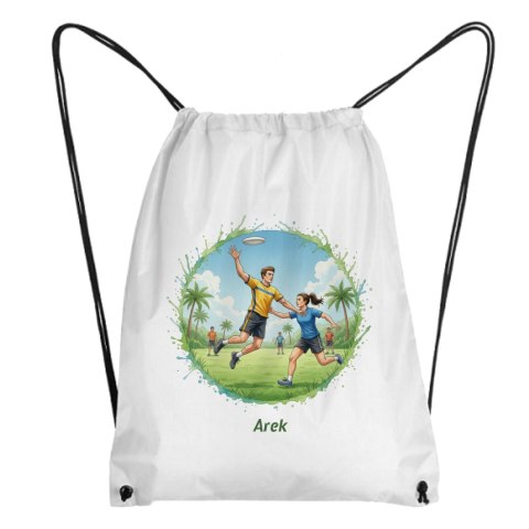 Worek frisbee z dowolnym imieniem