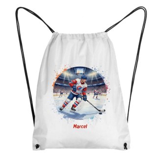 Worek hokej na lodzie z dowolnym imieniem