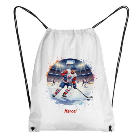 Worek hokej na lodzie z dowolnym imieniem