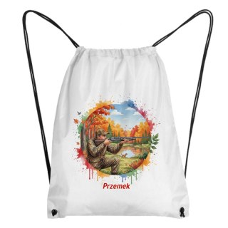 Worek łowiectwo - myśliwy z dowolnym imieniem