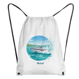 Worek motorówka z dowolnym imieniem