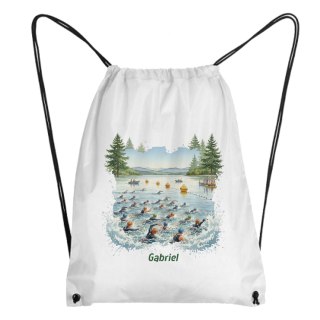 Worek pływanie na wodach otwartych z dowolnym imieniem