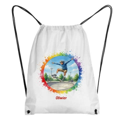 Worek skateboard z dowolnym imieniem