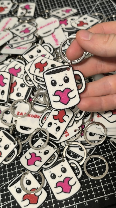 Brelok z Twoim logo - 10 sztuk
