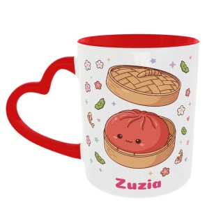 Kubek squishy pierożek z dowolnym imieniem