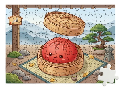 Puzzle squishy pierożek Japonia