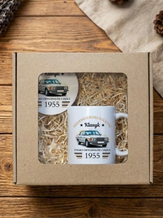 Zestaw prezentowy Klasyk tylko oryginalne części - kubek i podkładka