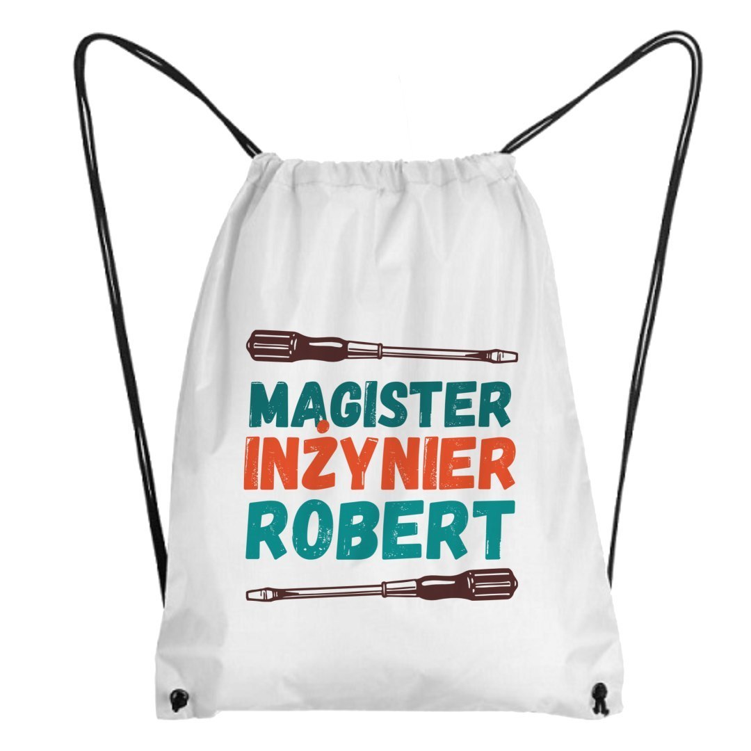 Worek Magistra Inżyniera z imieniem