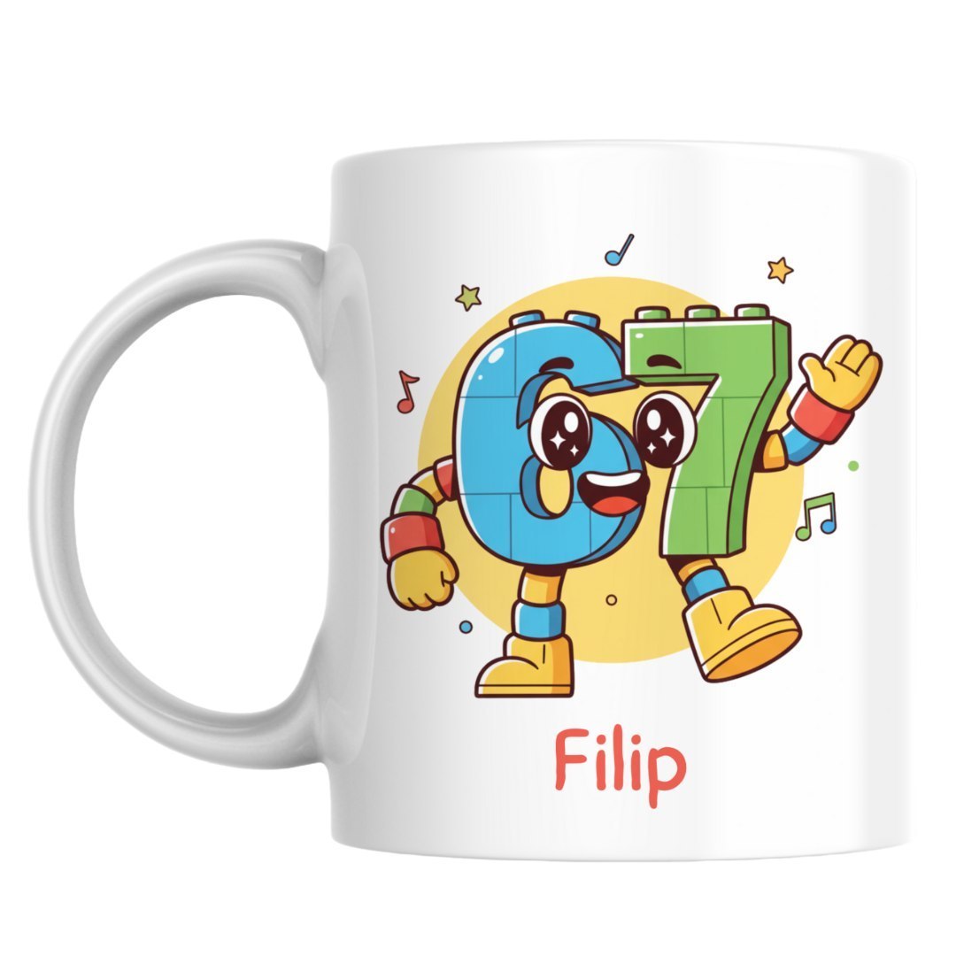 Kubek 67 uroczy z dowolnym imieniem